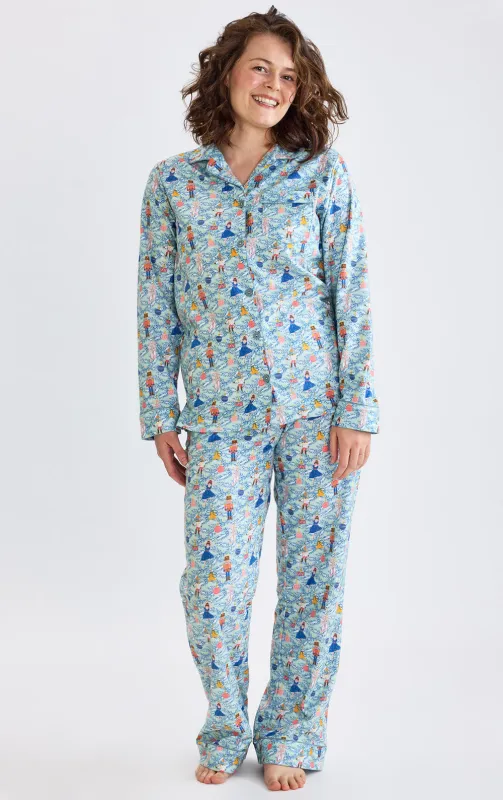Nutcracker Button-Front Pajamas made by Pajamagram