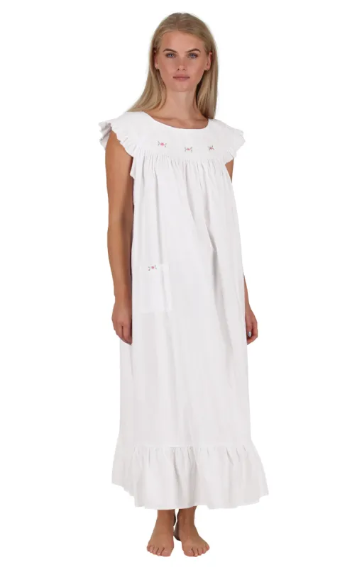 Isla - Women's Sleeveless Cotton Nightgown sold by The 1 For U