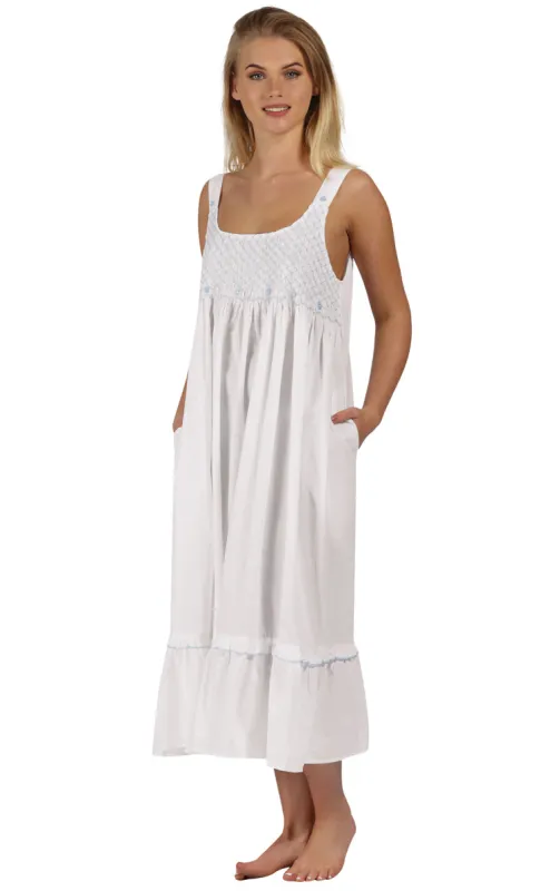 Paige - Women's Sleeveless Cotton Nightgown sold by The 1 For U