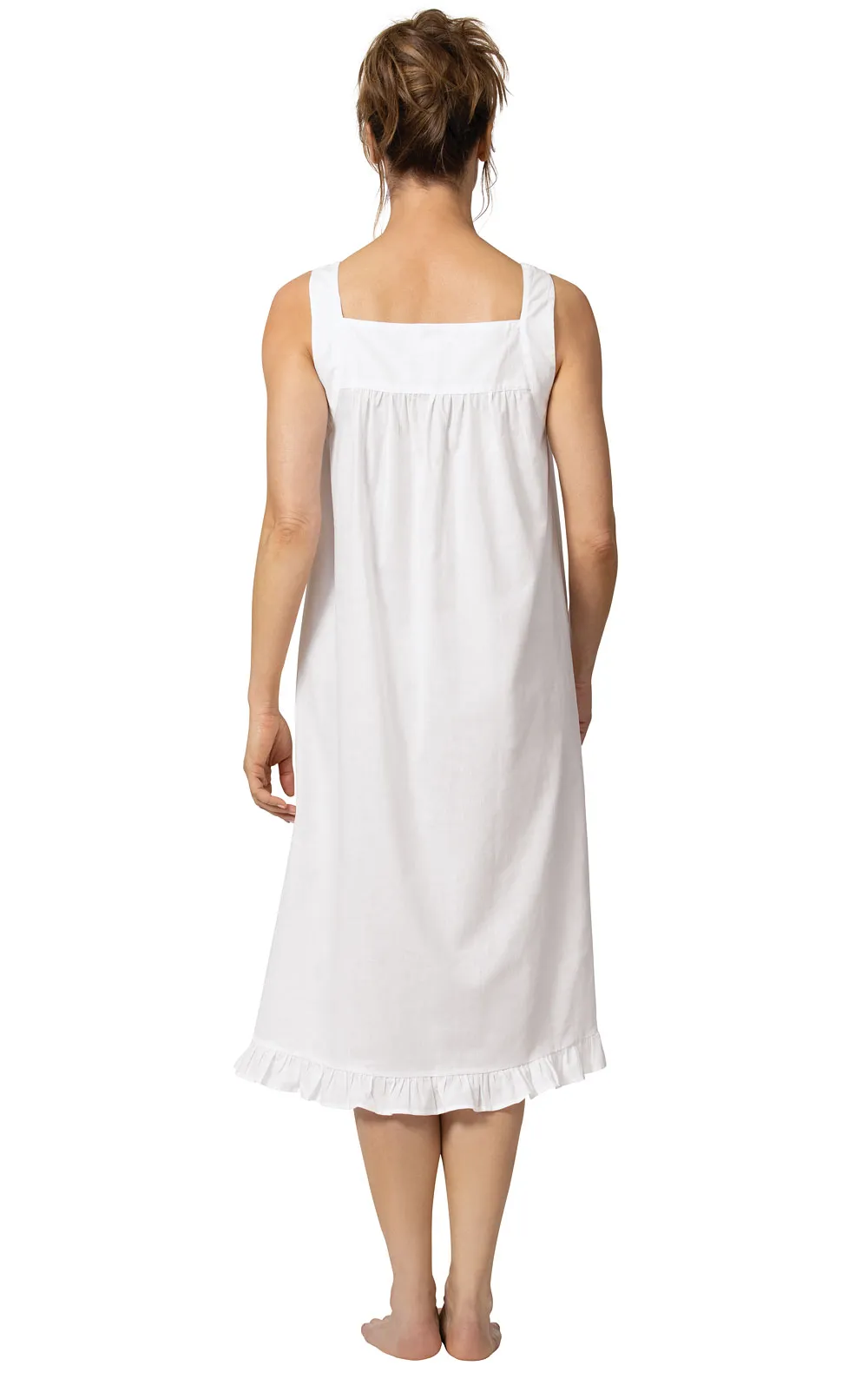 Nancy - Women's Sleeveless Cotton Nightgown sold by The 1 For U product image thumbnail 3