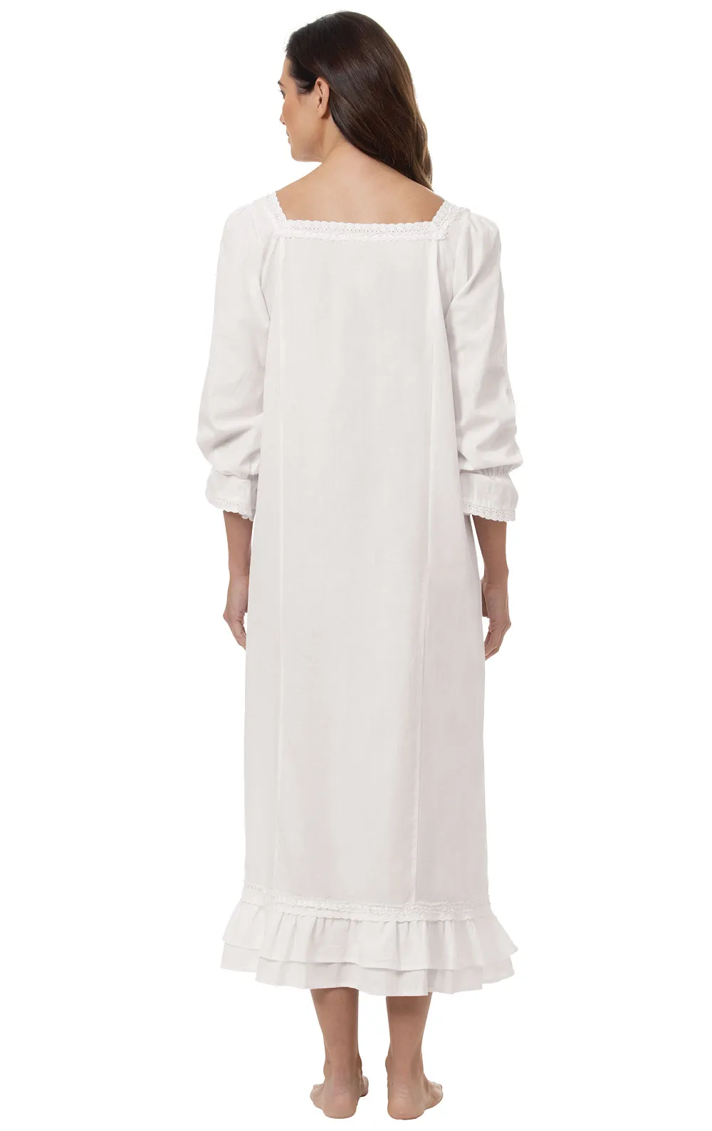 Martha - Women's Long Sleeve Cotton Nightgown sold by The 1 For U product image thumbnail 3