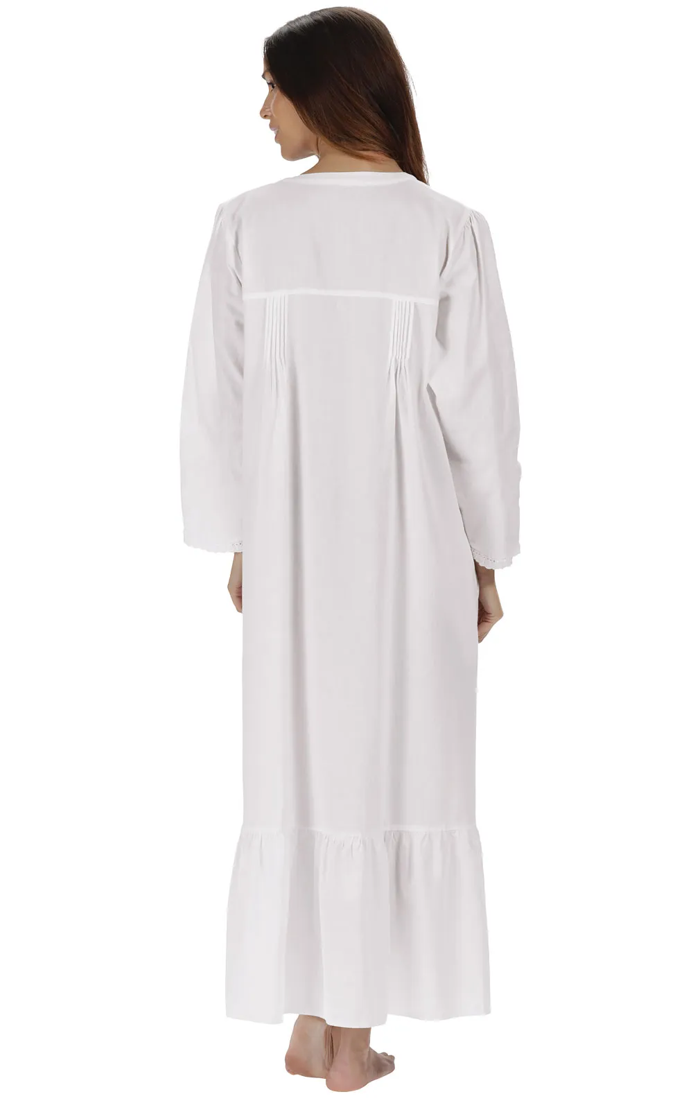 Kate - Women's Long Sleeve Cotton Nightgown sold by The 1 For U product image thumbnail 2