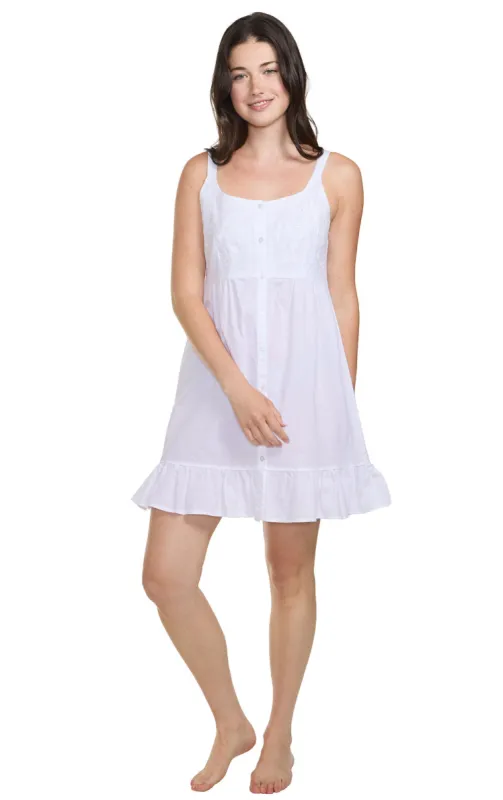 Ruby - Women's Sleeveless Cotton Nightie sold by The 1 For U