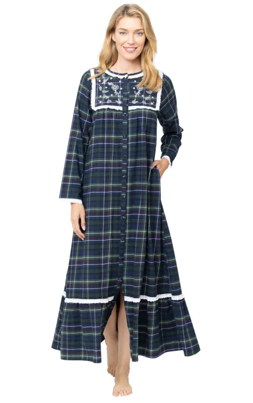 Dorothy - Women's Long Sleeve Flannel Nightgown sold by The 1 For U