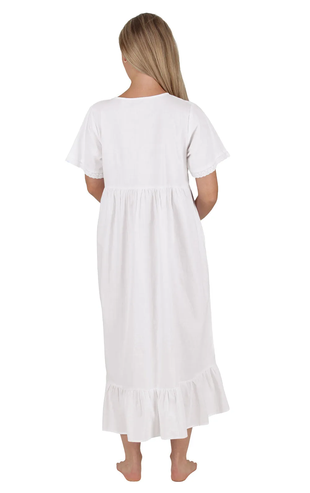 Ava - Women's Short Sleeve Cotton Nightgown sold by The 1 For U product image thumbnail 2