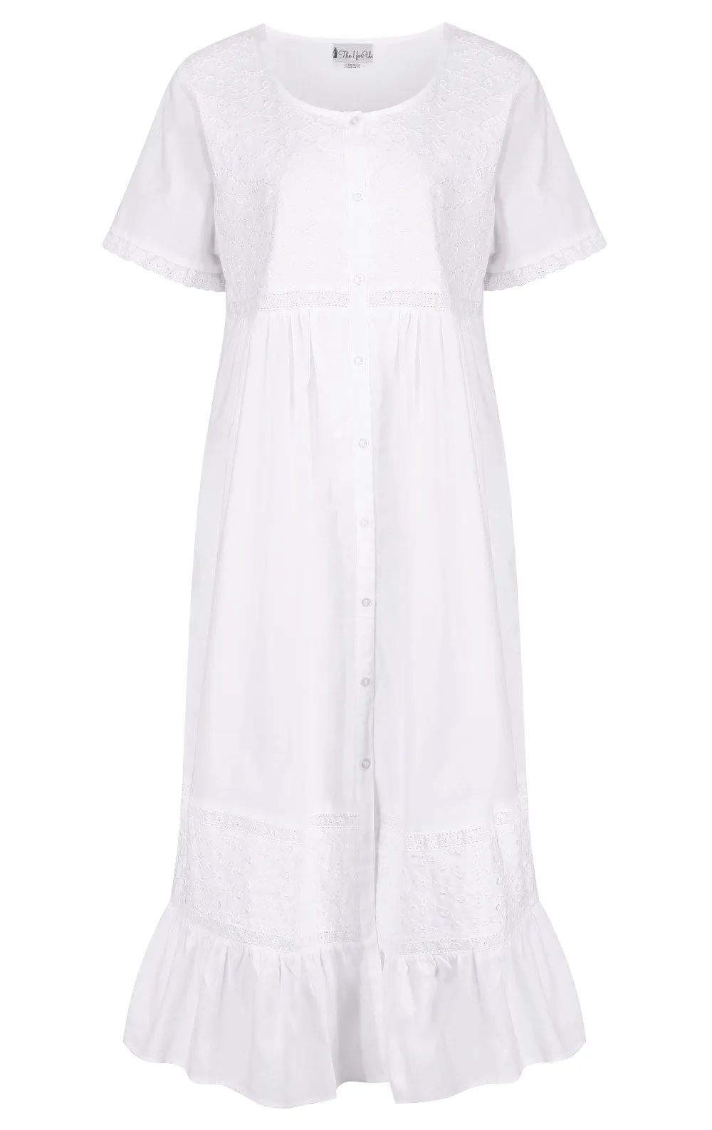 Ava - Women's Short Sleeve Cotton Nightgown sold by The 1 For U product image thumbnail 3