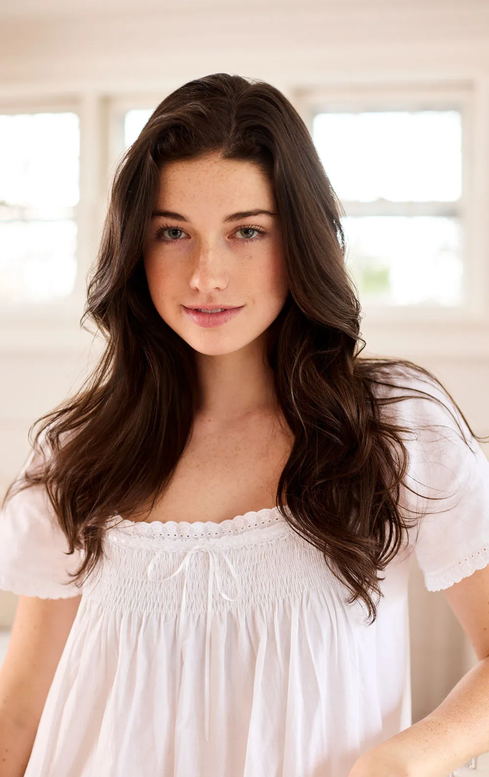 Evelyn - Women's Short Sleeve Cotton Nightie sold by The 1 For U product image thumbnail 4