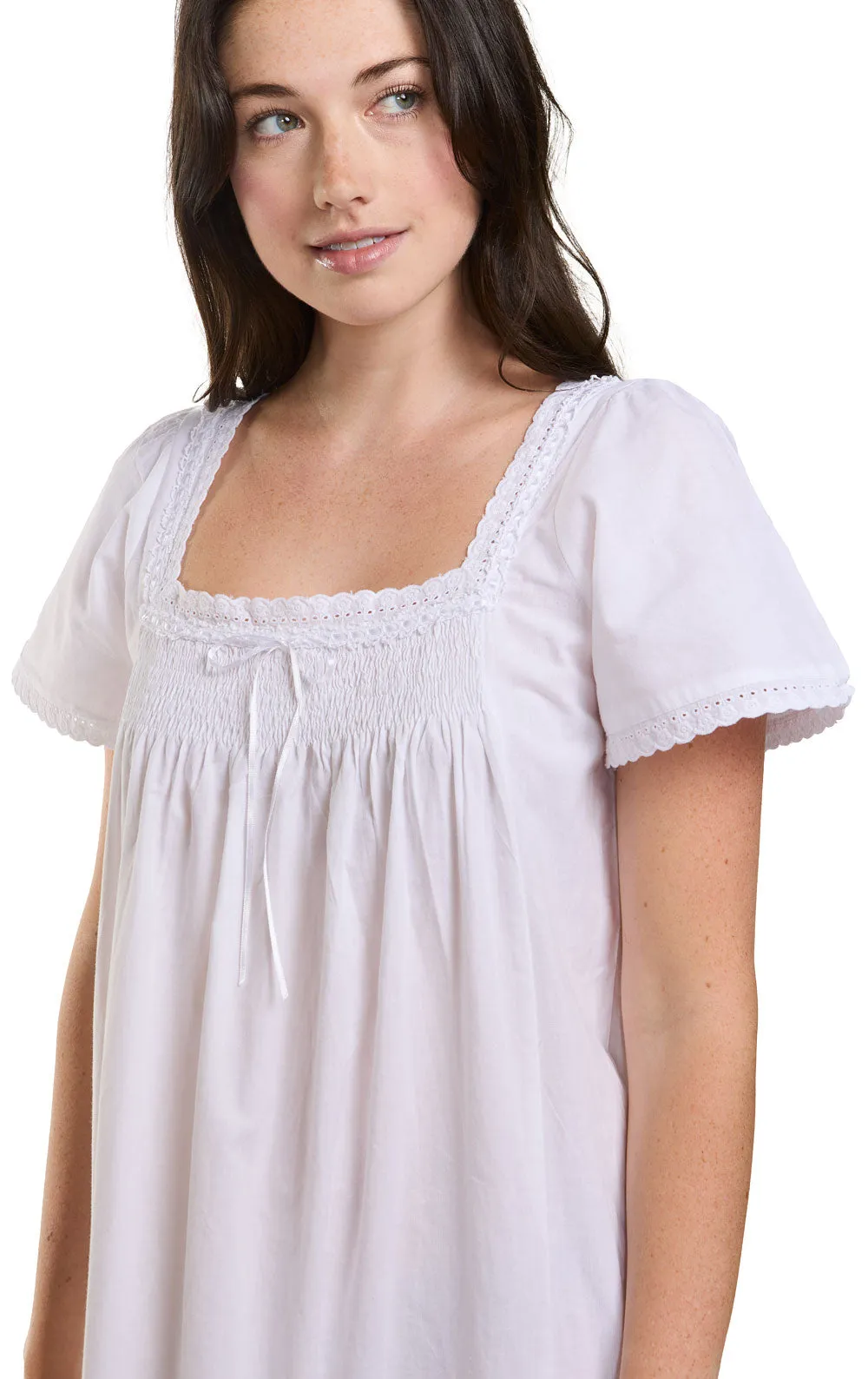 Evelyn - Women's Short Sleeve Cotton Nightie sold by The 1 For U product image thumbnail 5