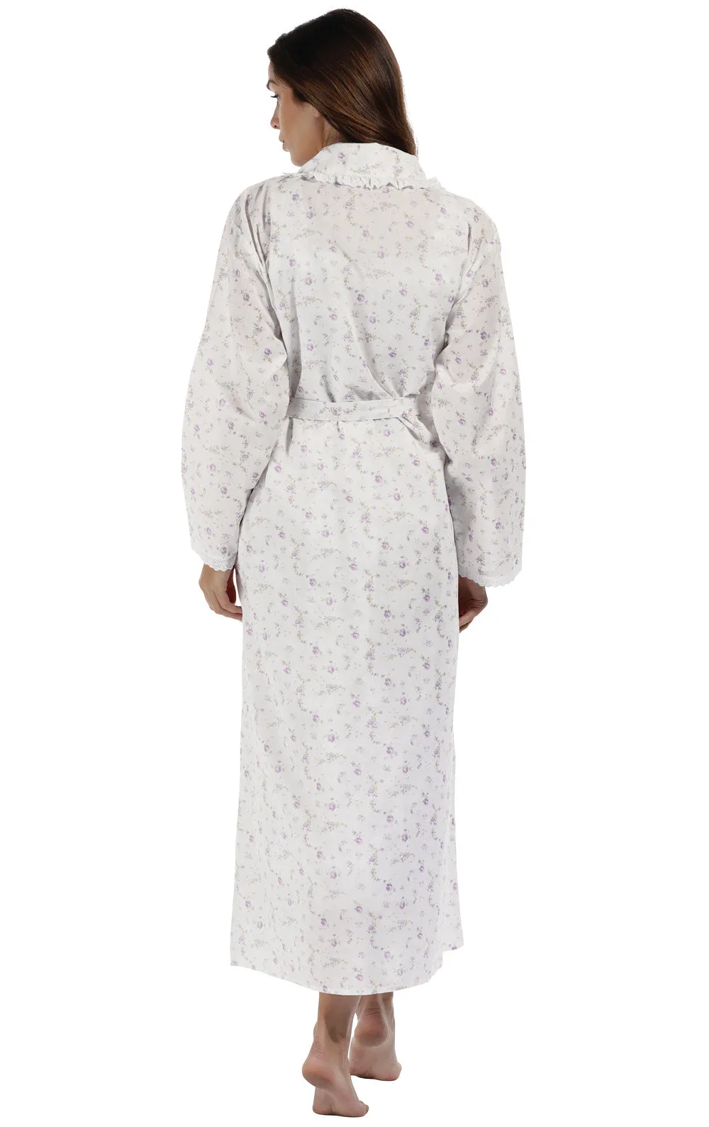 Abigail - Women's Long Sleeve Cotton Robe sold by The 1 For U product image thumbnail 4