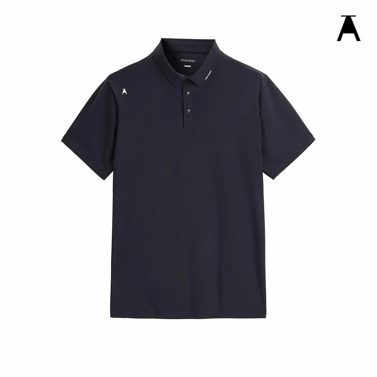 *US Final Sale* Men's Plain Black Polo Shirt sold by PEACEBIRD