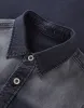 *US Final Sale* Men's Ombre Denim Shirt sold by PEACEBIRD