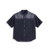 *US Final Sale* Men's Ombre Denim Shirt sold by PEACEBIRD