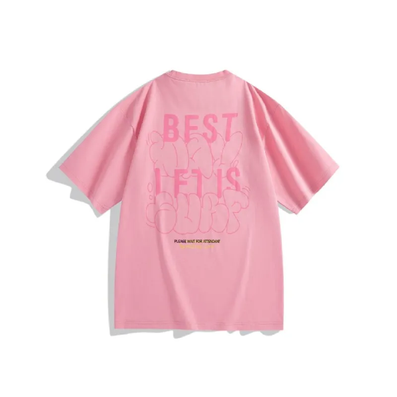 *US Final Sale* Men's Nice.T Embroidered Short Sleeve T-Shirt sold by PEACEBIRD