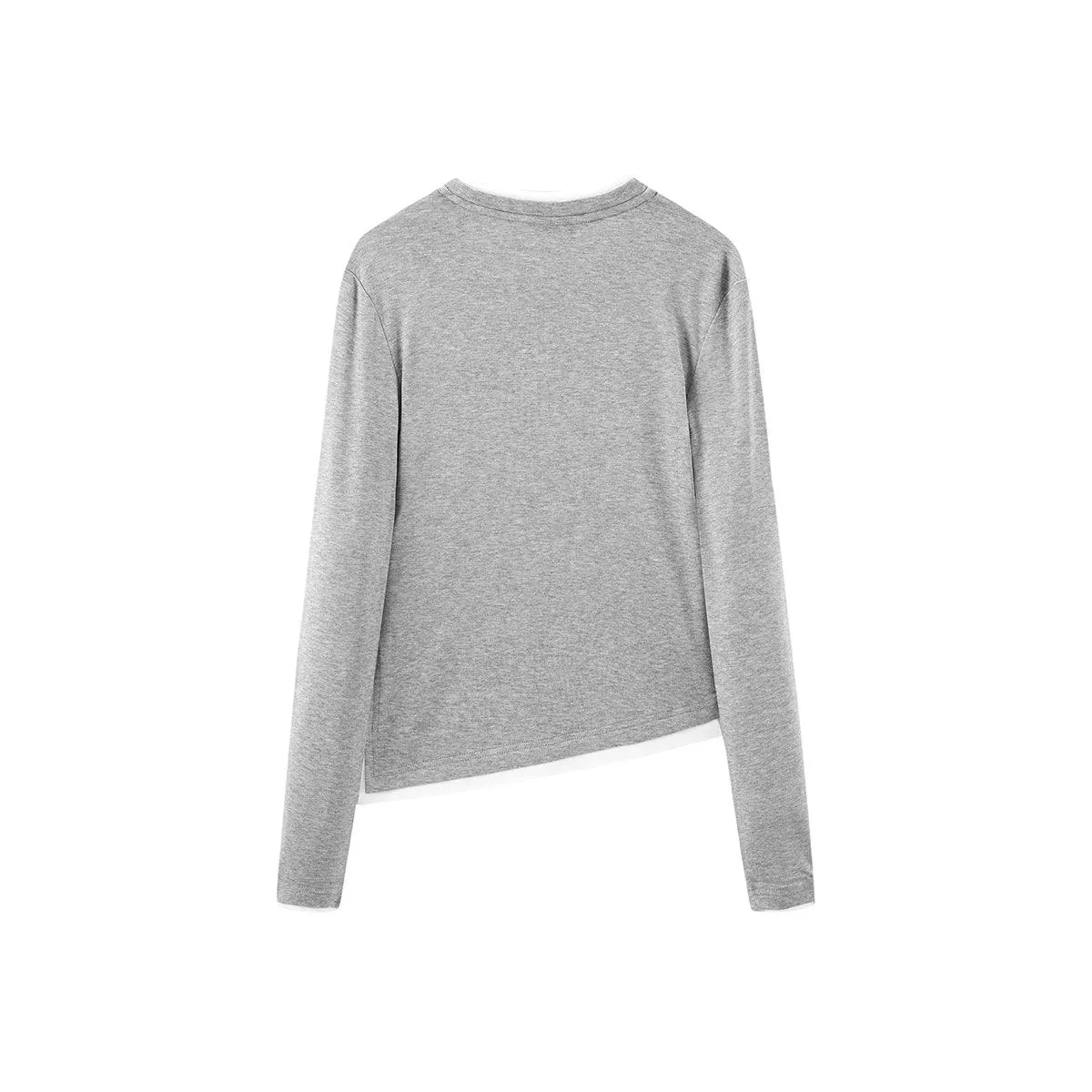 Women's Soft Lyocell Knitted T-shirt sold by PEACEBIRD product image thumbnail 5