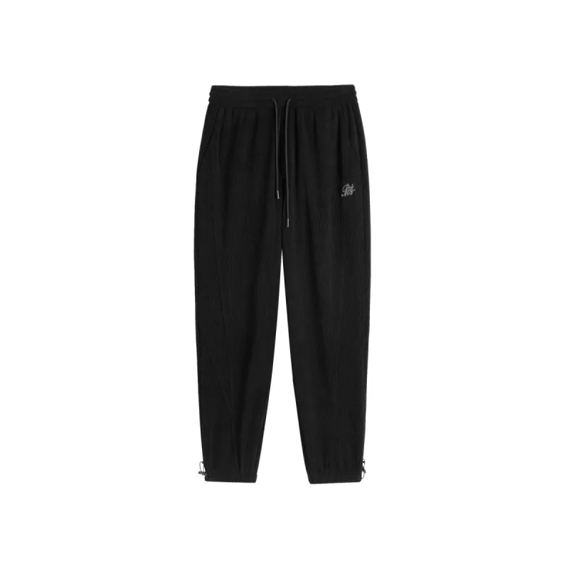 Men's Warm Textured Tapered Pants sold by PEACEBIRD