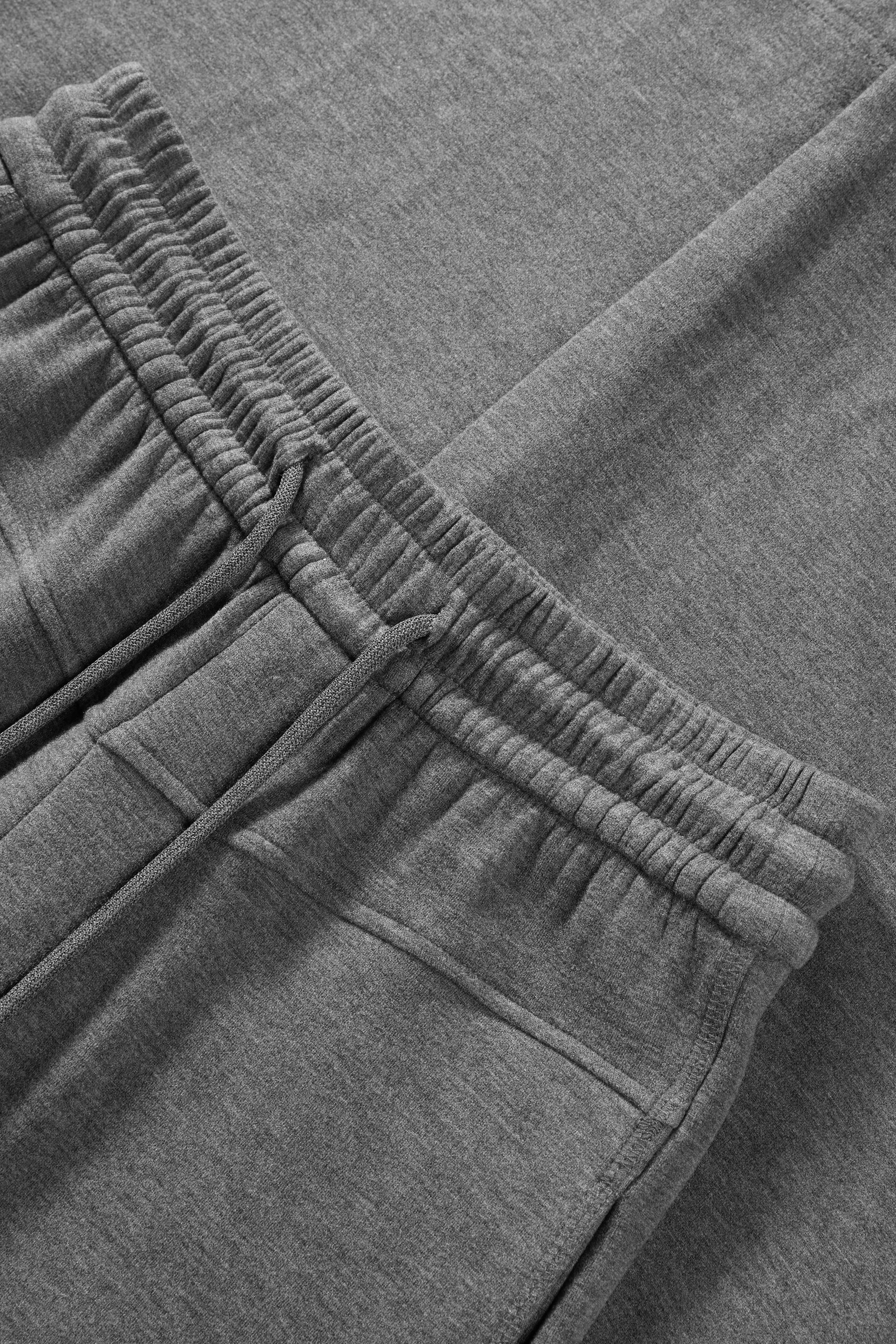 Women's Gray Drawstring Straight Knitted Pants sold by PEACEBIRD product image thumbnail 4