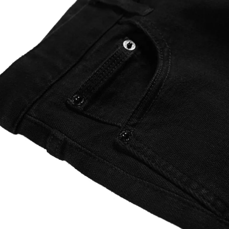 Men's Solid Skinny Jeans sold by PEACEBIRD product image thumbnail 3
