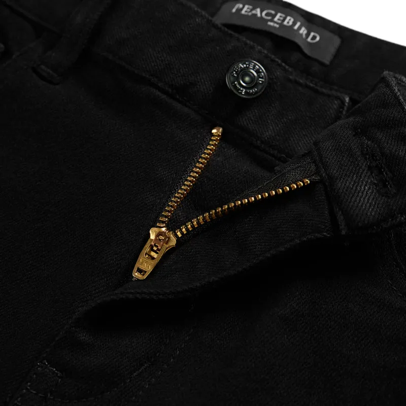 Men's Solid Skinny Jeans sold by PEACEBIRD product image thumbnail 4