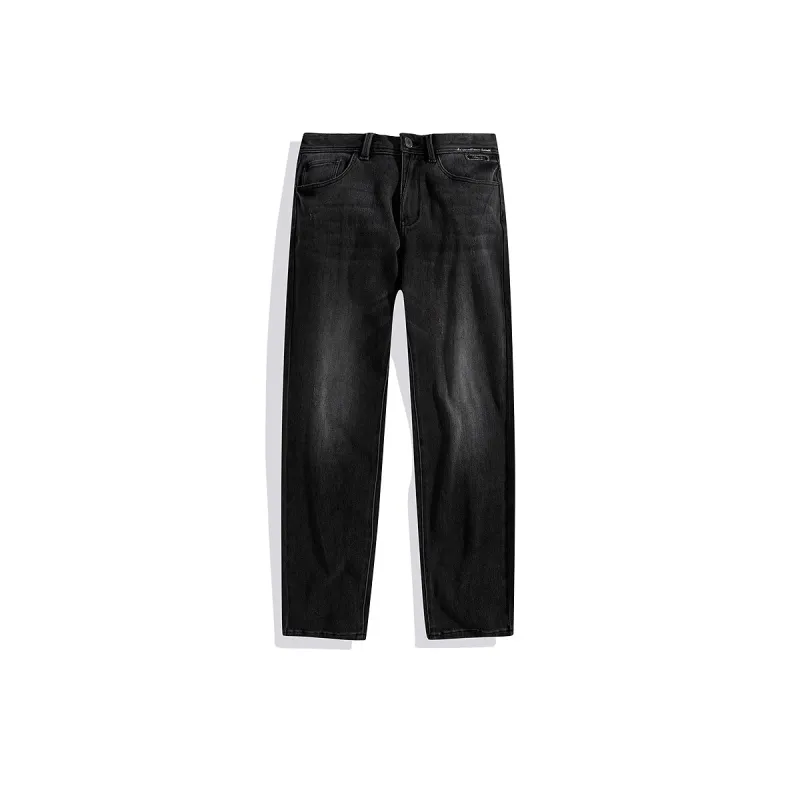 Men's Bleached Label Straight Jeans sold by PEACEBIRD