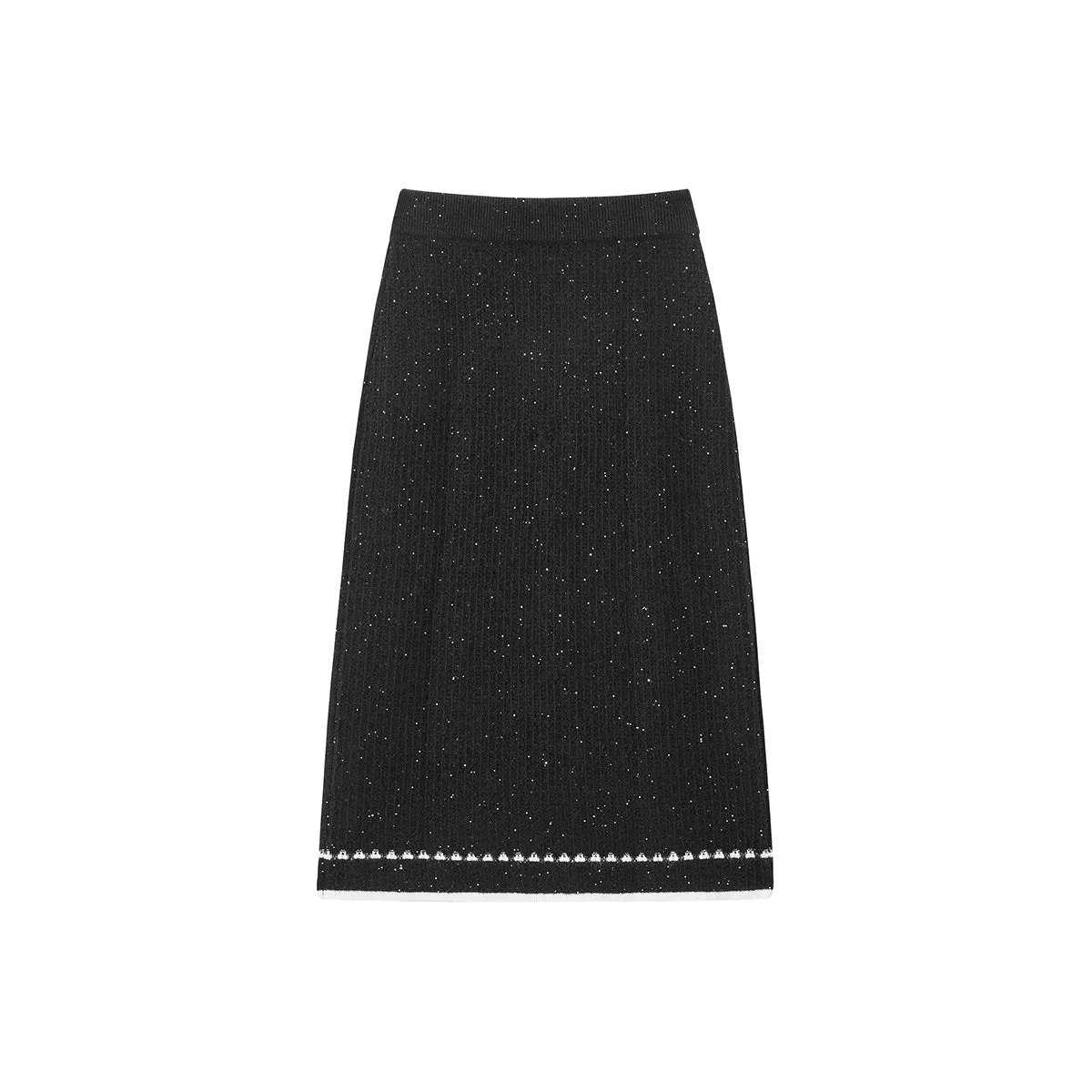 Women's Textured Midi Skirt sold by PEACEBIRD product image thumbnail 3