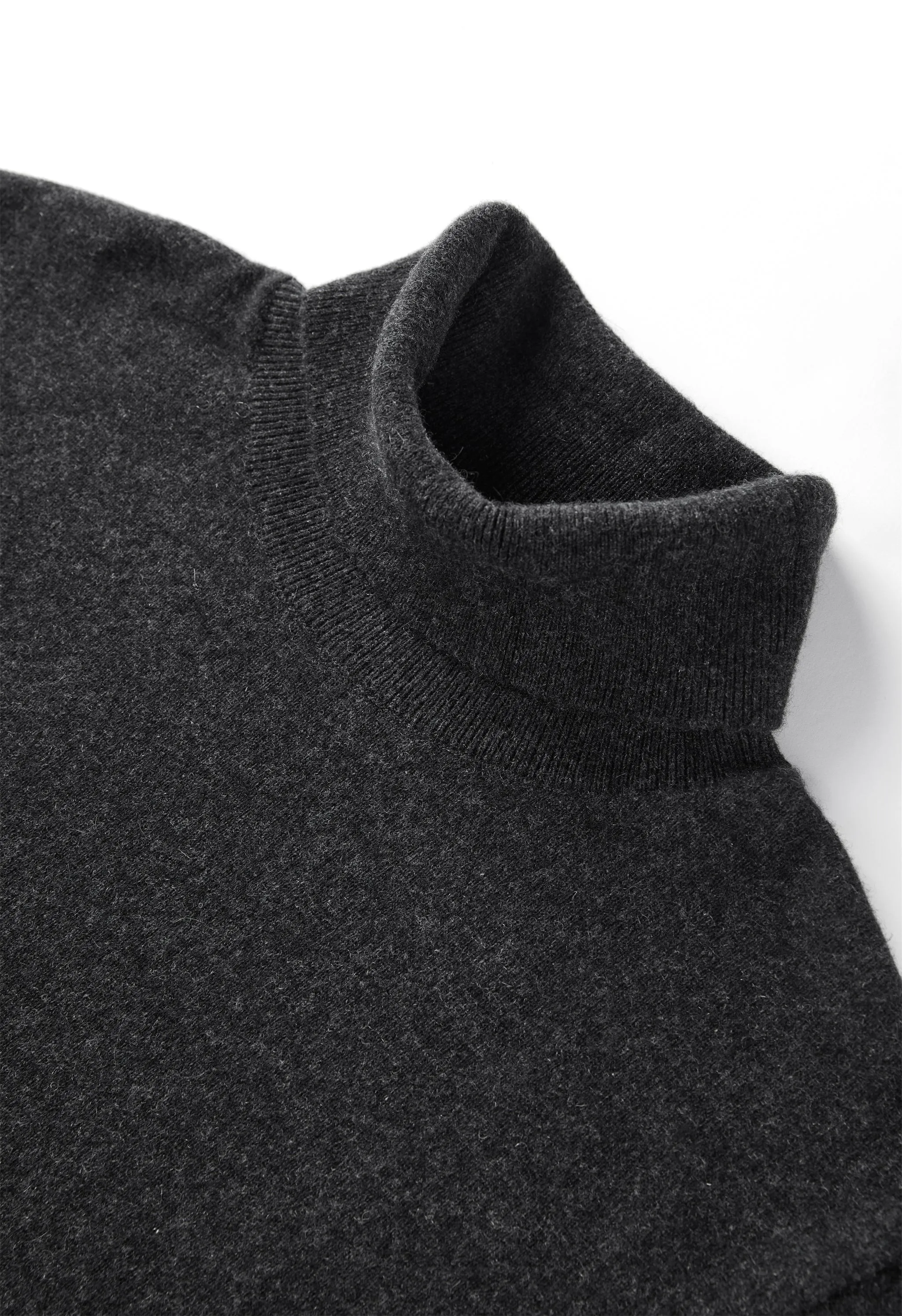 Men's Turtleneck Cashmere Pullover sold by PEACEBIRD product image thumbnail 4