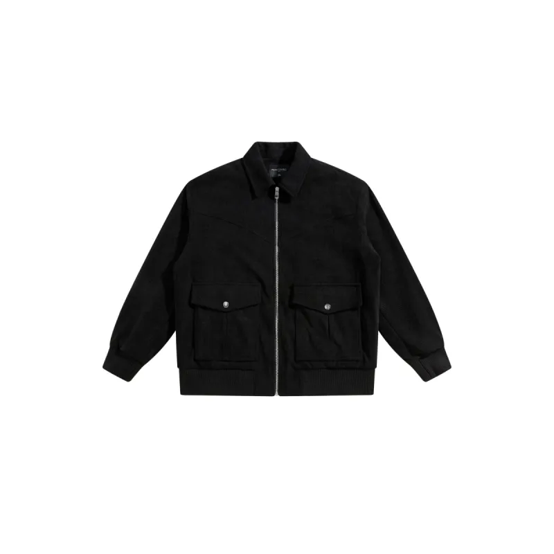 Men's Textured Quilted Jacket sold by PEACEBIRD