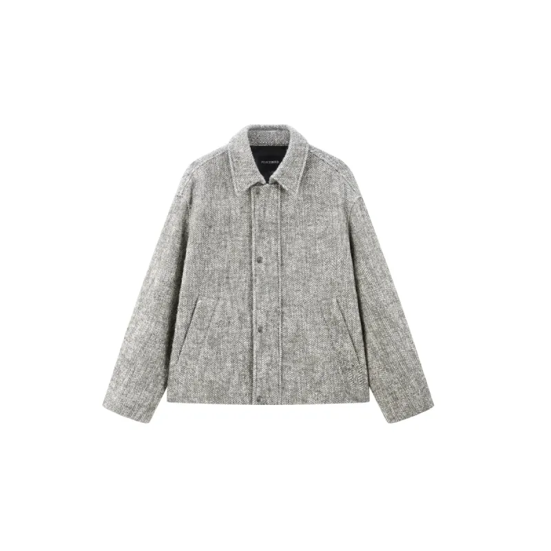 Men's Formal Textured Jacket sold by PEACEBIRD