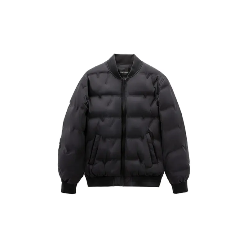 Men's Zip Baseball Puffer Jacket sold by PEACEBIRD