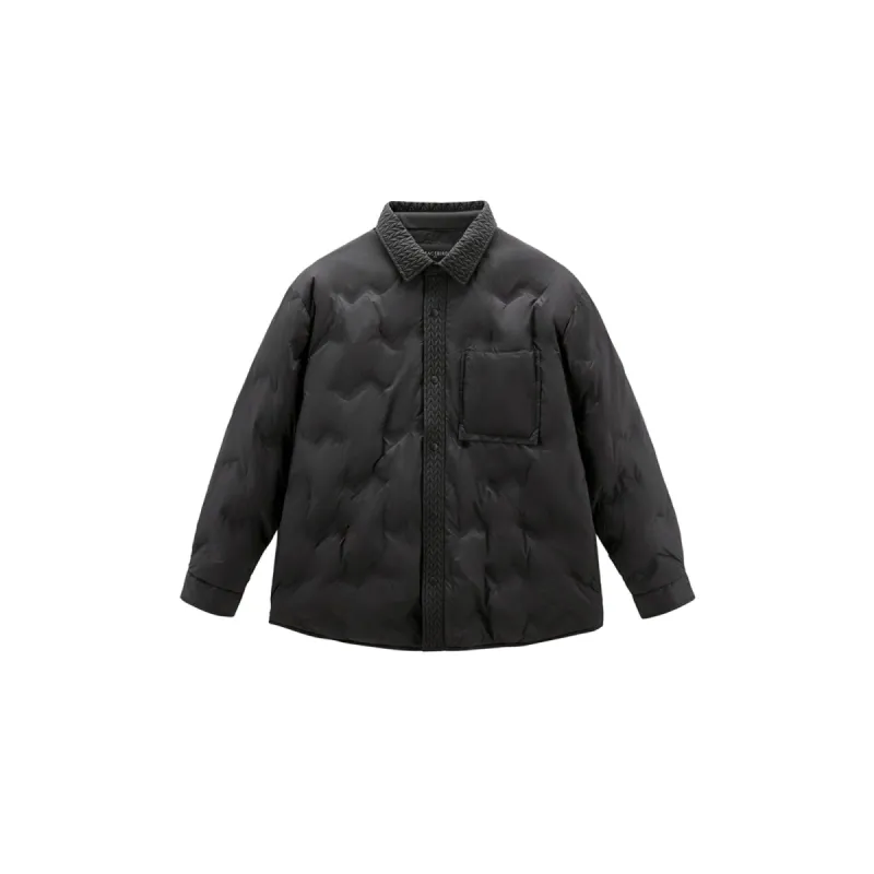 Men's Quilted Puffer Jacket sold by PEACEBIRD