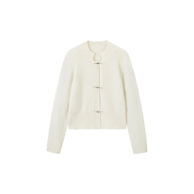 Women's Chinese Style Knit Cardigan sold by PEACEBIRD