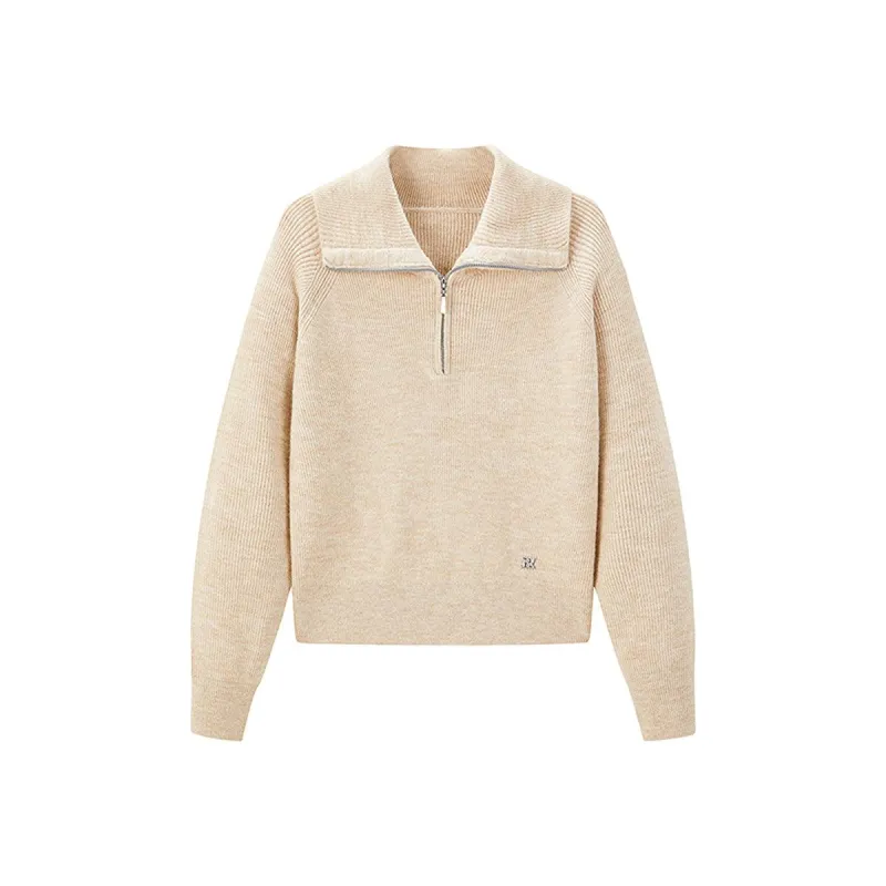 Women's Half Zip Pullover sold by PEACEBIRD