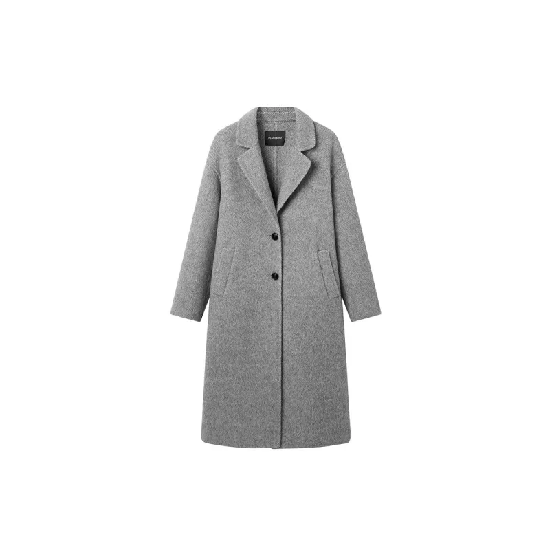 Women's Straight Wool Coat sold by PEACEBIRD