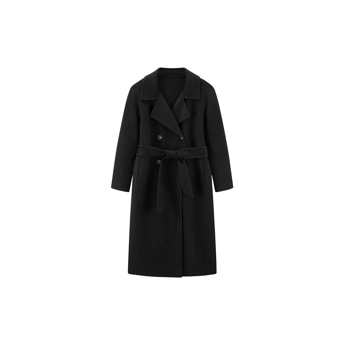 Women's Normcore Sheep Wool Coat sold by PEACEBIRD product image thumbnail 3