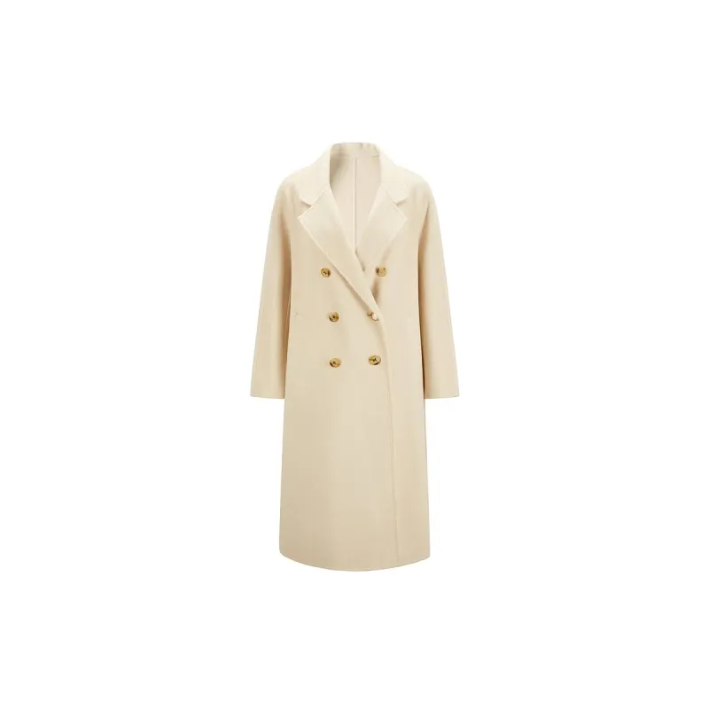 Women's Straight Double-faced Wool Coat sold by PEACEBIRD
