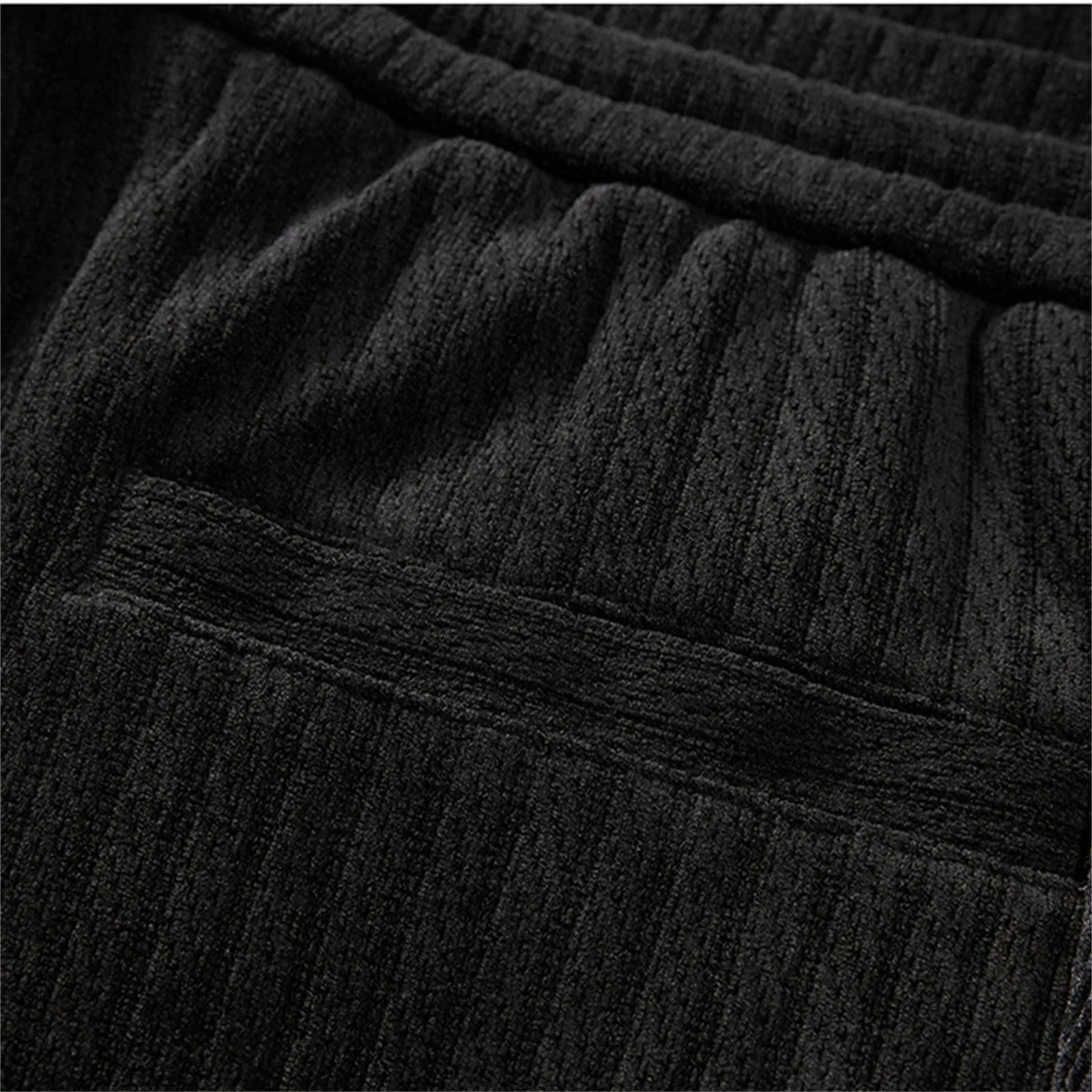 Men's Texture Straight Fit Pants sold by PEACEBIRD product image thumbnail 5