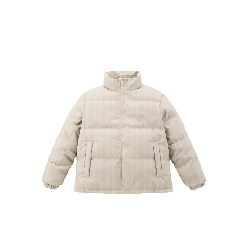 Men's Patterned White Duck Down Jacket sold by PEACEBIRD