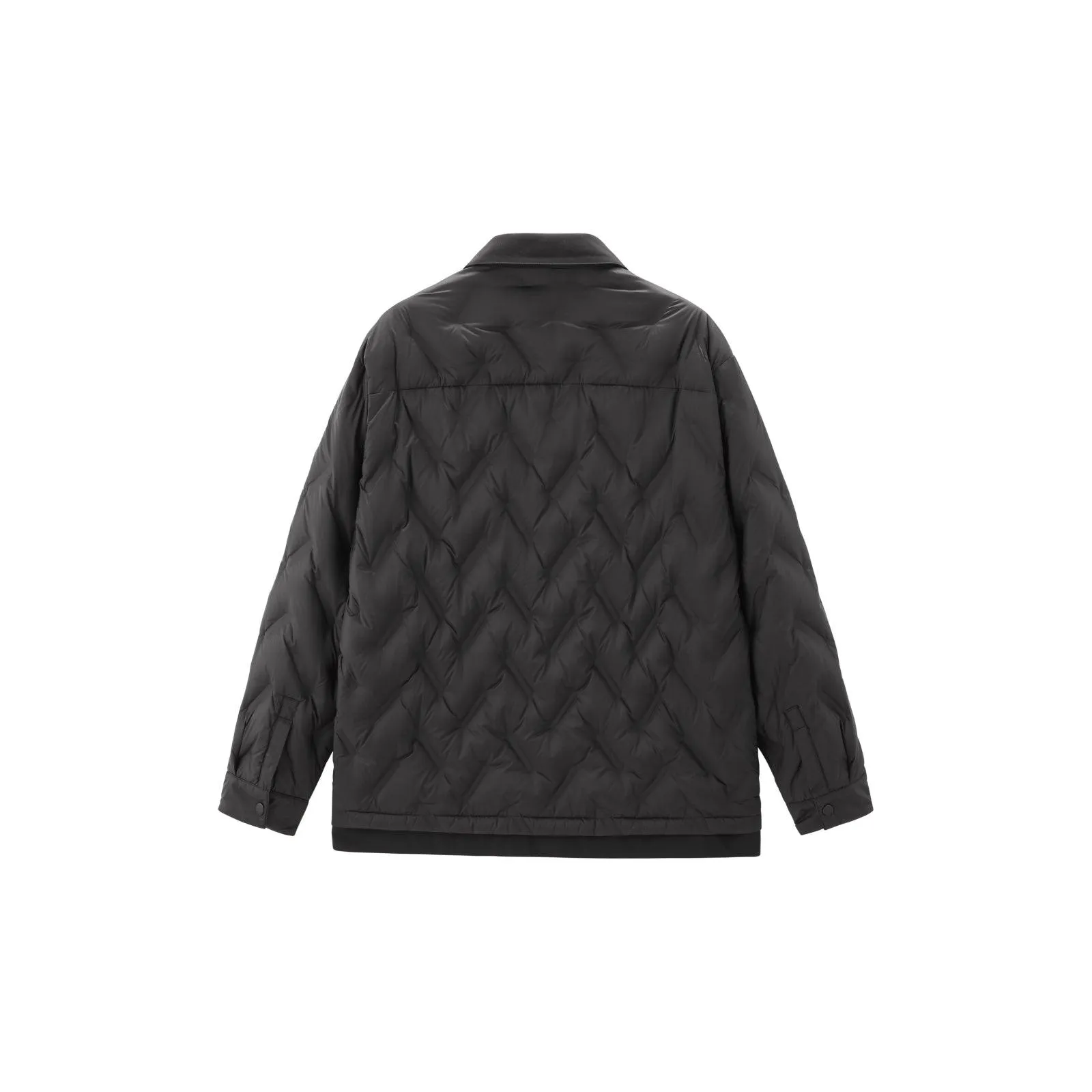 Men's Panelled Puffer Jacket sold by PEACEBIRD product image thumbnail 2