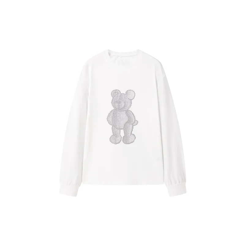 Women's Rhinestone Cartoon Sweatshirt sold by PEACEBIRD