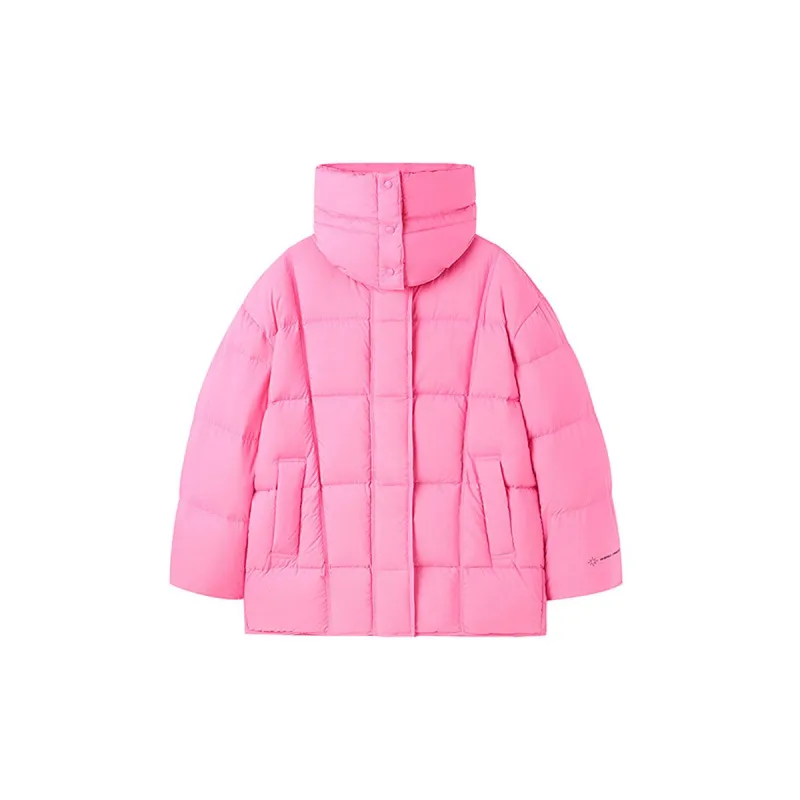 Women's Quilted Stand Collar Puffer Jacket sold by PEACEBIRD
