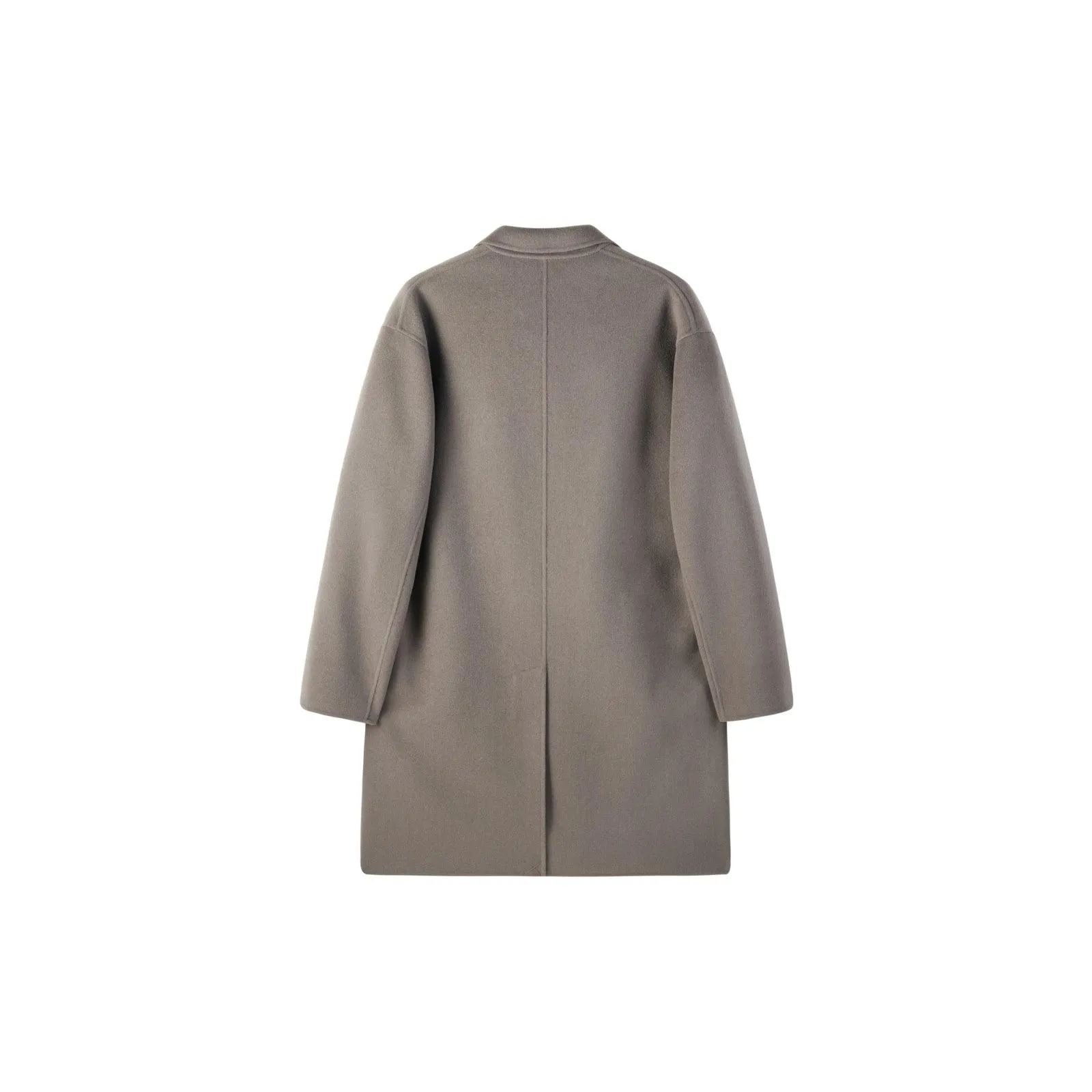 Men's Loose Fit Sheep Wool Coat sold by PEACEBIRD product image thumbnail 2