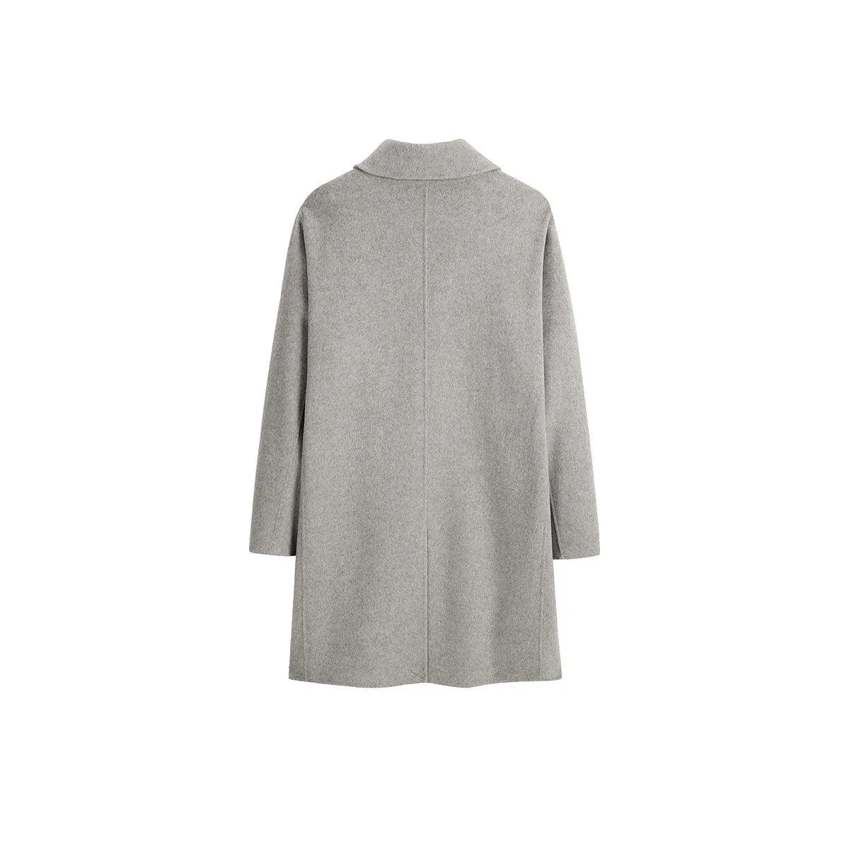 Men's Double-Breasted Wool Coat sold by PEACEBIRD product image thumbnail 3