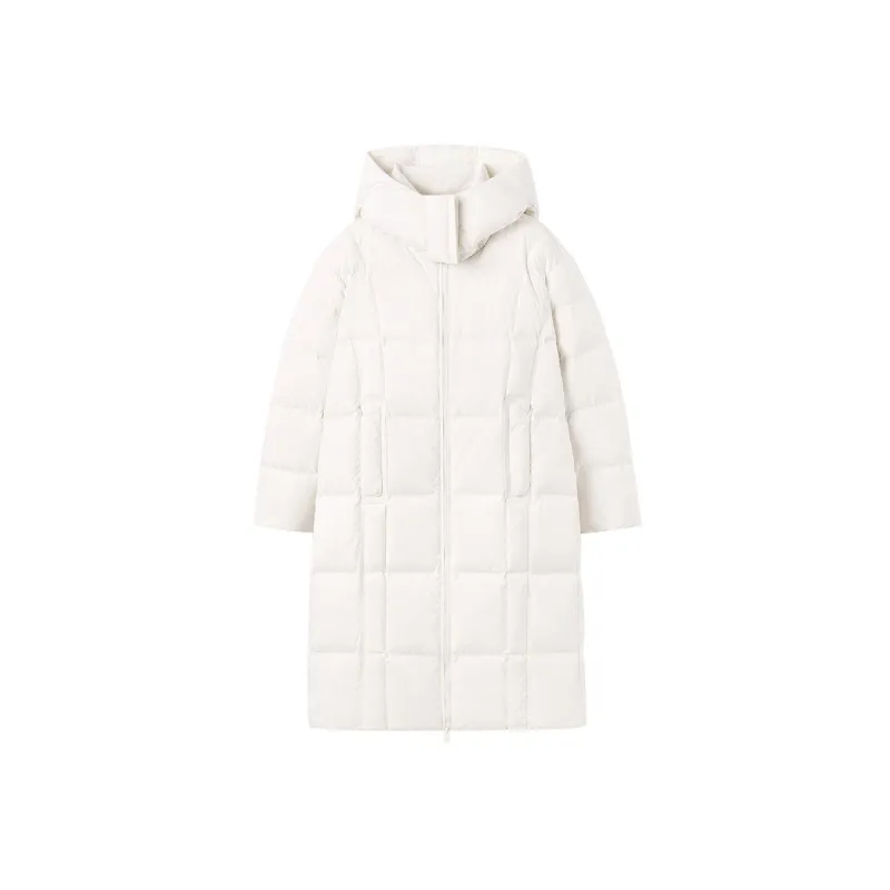 Women's Quilted Long Puffer Jacket sold by PEACEBIRD