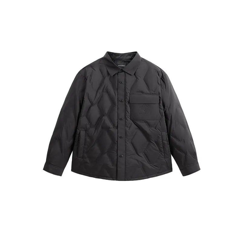 Men's Embossed Goose Puffer Jacket sold by PEACEBIRD