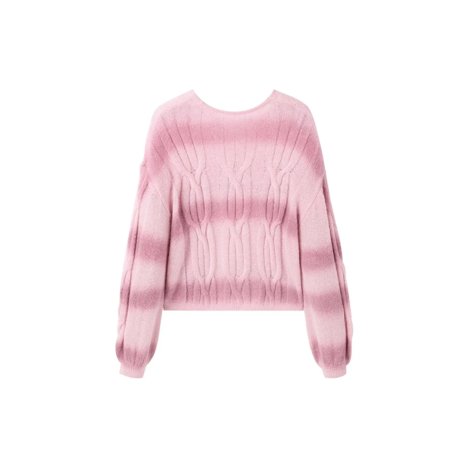Women's Smudge Textured Pullover sold by PEACEBIRD product image thumbnail 3