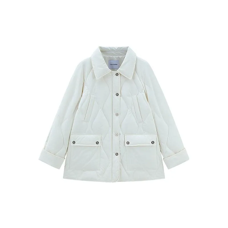 Women's Shirts Style Light Puffer Jacket sold by PEACEBIRD