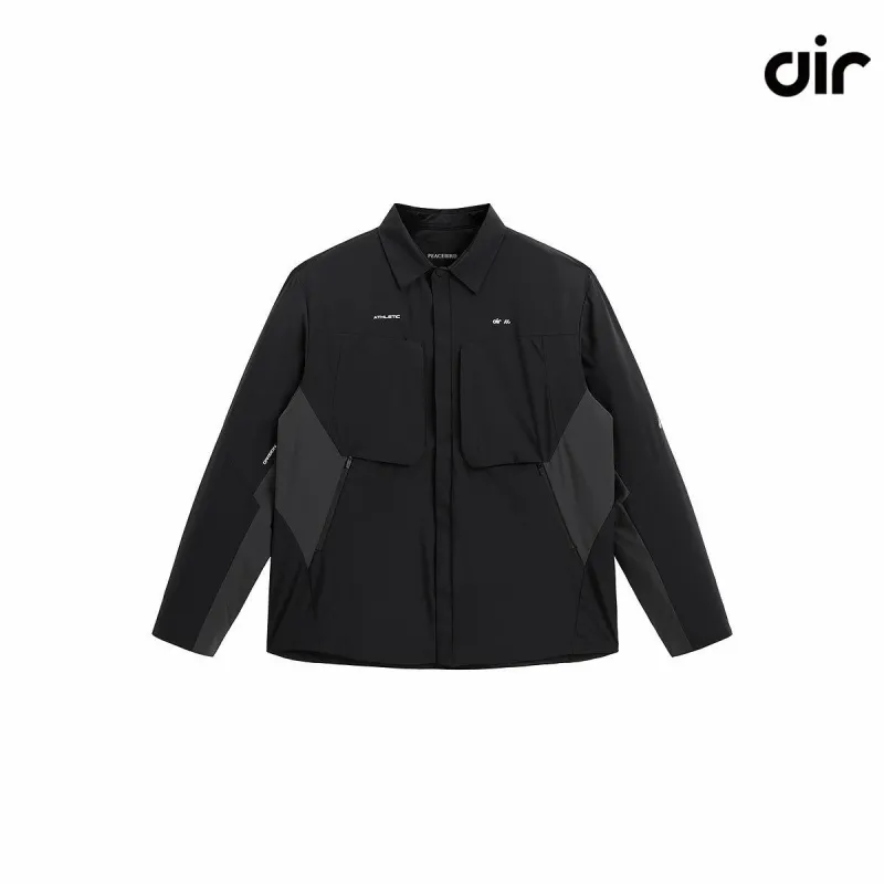 Men's Patchwork Shirt Style Puffer Jackets sold by PEACEBIRD