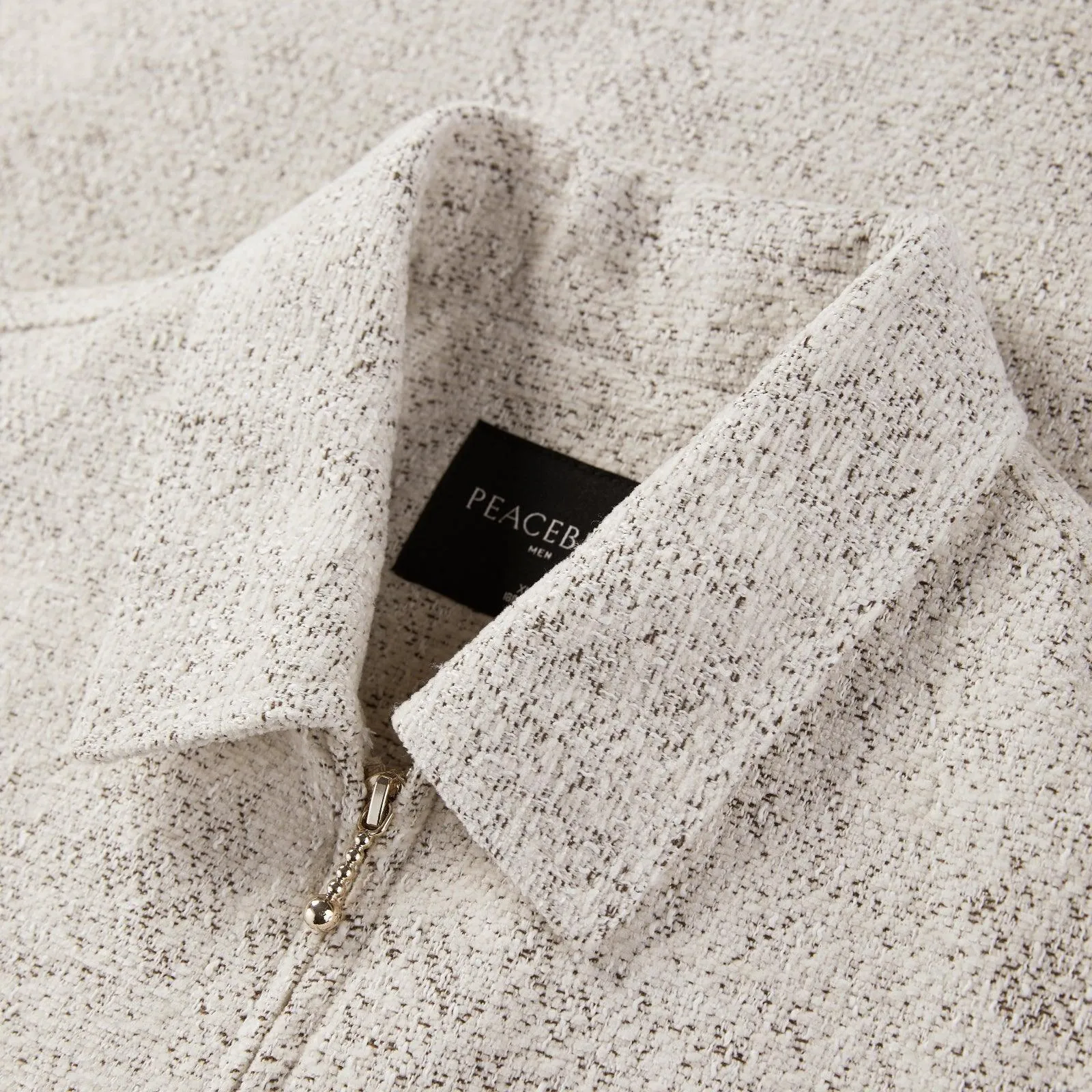 Men's Elegant Tweed Jacket sold by PEACEBIRD product image thumbnail 4