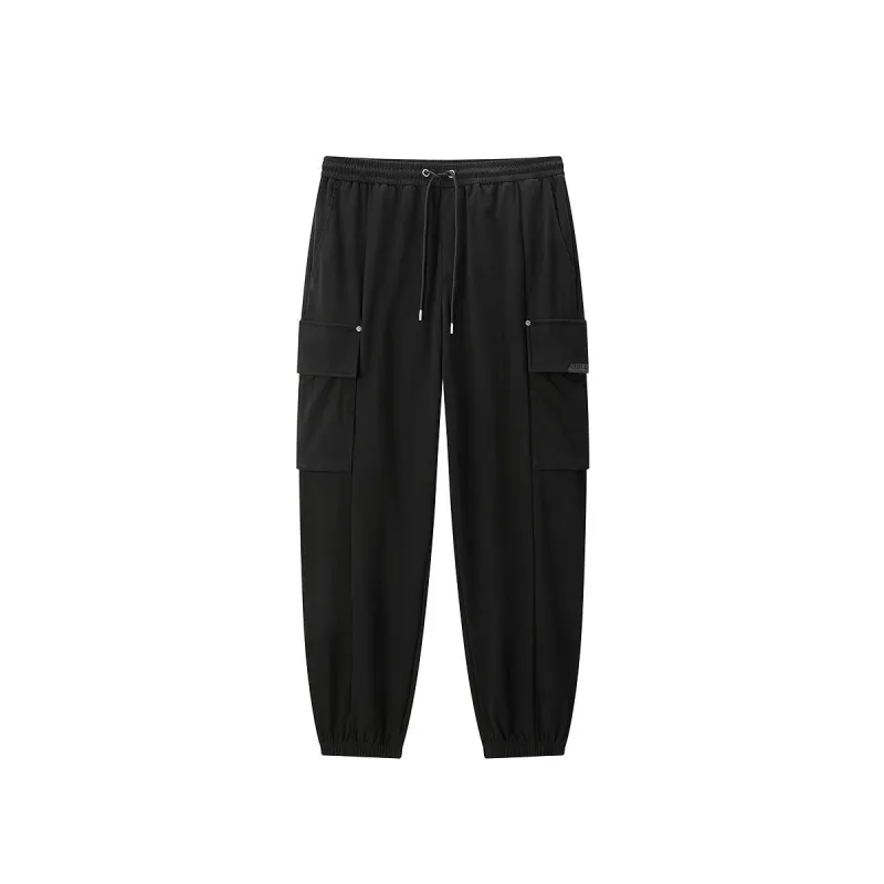 Men's Stretchy Multi-Pocket Casual Tapered Pants sold by PEACEBIRD