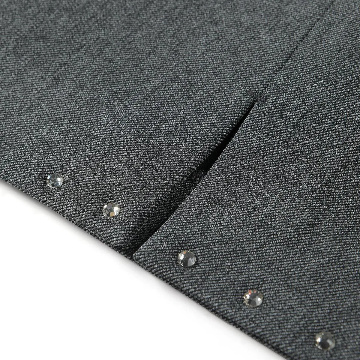 Women's Rhinestone A-line Skirt sold by PEACEBIRD product image thumbnail 4