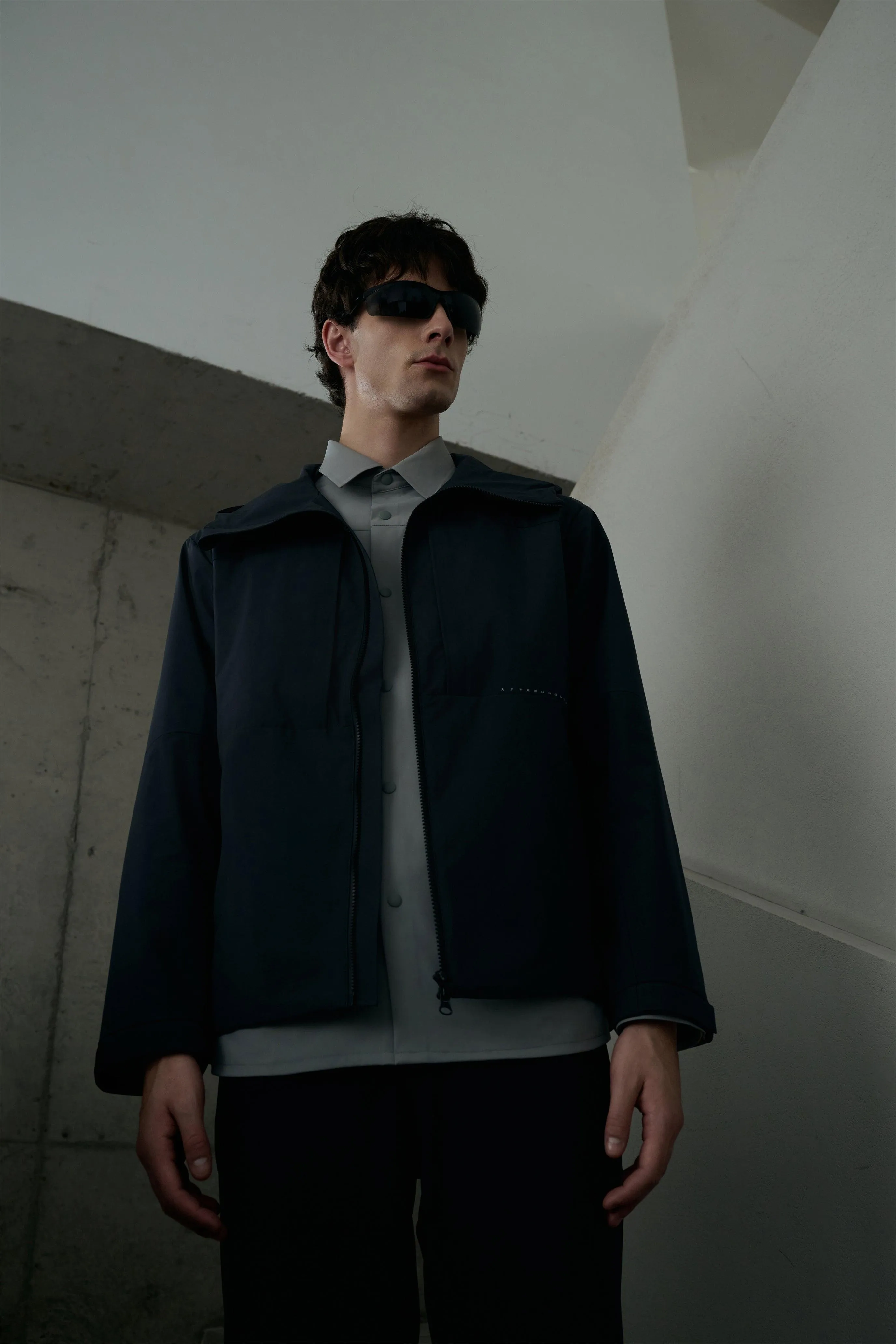 Men's Tech Athletic Outdoors Hooded Jacket sold by PEACEBIRD product image thumbnail 2